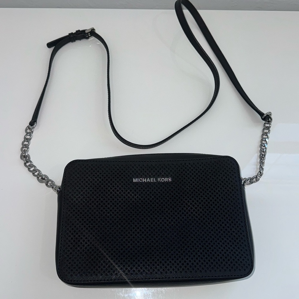 Michael Kors Black Jet Set Crossbody Bag